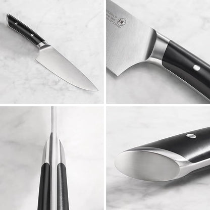Cangshan HELENA Series German Steel Forged Starter Knife Set (Black, 2-Piece)
