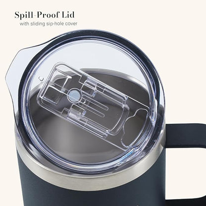 Trust in the LORD Black Camp-style Stainless Steel Mug - Proverbs 3:5