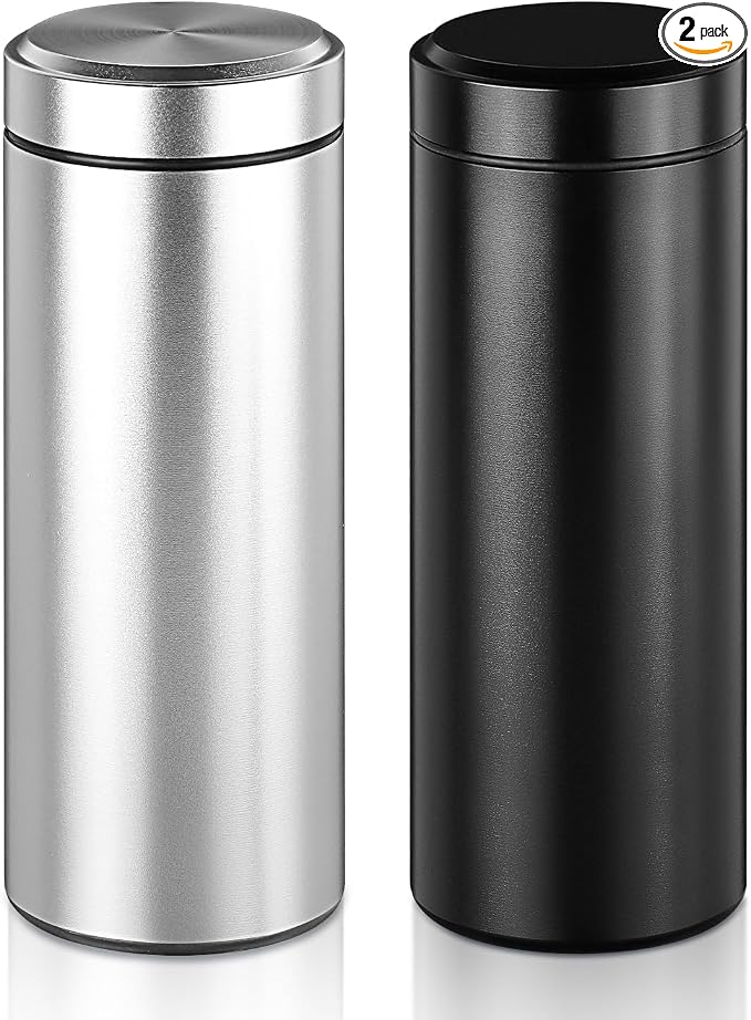 OZCHIN Aluminum Storage Jar Portable Airtight Smell Proof Container Bottle Multipurpose Storage Container for Spices, Coffee & Teas 196 ml