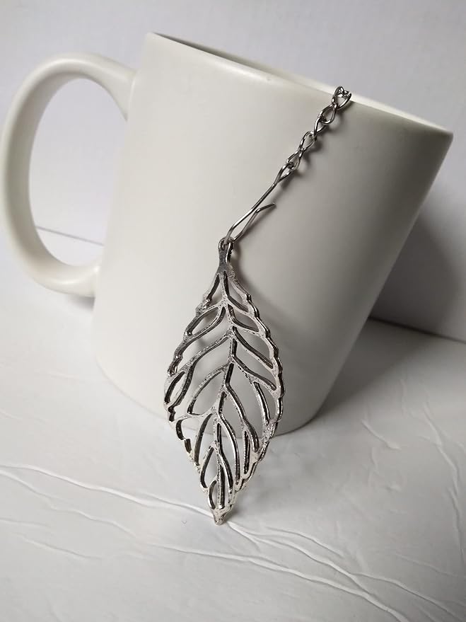 Leaf Shaped Tea Infuser Ball for Brewing Loose Herbal Teas