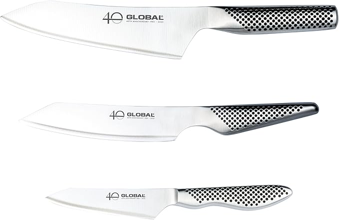 Global 40th Anniversary 3 Piece Knife Set