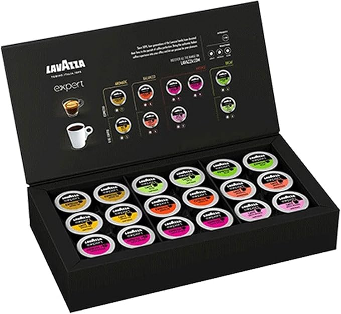 Lavazza Expert Coffee Bundle Classy Plus All-In-One Machine + 1 Welcome Kit Pack of 36 Mixed Capsules + 1 Extra Vessel