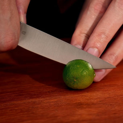 3.5 Inch Paring Knife, Small Kitchen Knife with AR-RPM9 Steel Replaceable Ergonomic Handle, Ultra Sharp Fruit Vegetable Knife for Peeling Coring Cutting