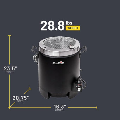 Charbroil® The Big Easy® TRU-Infrared™ Cooking Technology Propane Gas Stainless Steel Oil-Less Turkey Fryer, Black - 17102065
