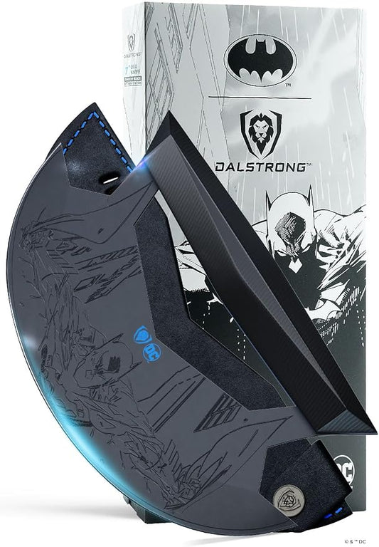 Dalstrong Ulu Knife - 7 inch - BATMAN™ Shadow Black Edition - High Carbon 7Cr17MoV Steel - Black Titanium Kitchen Knife - Rocking, Mincing, Slicing Meat & Herb Knife - G10 Handle - Sheath