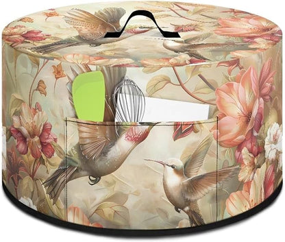 Hummingbird Pattern Slow Cooker Cover Protection Crock for Pot Dust Cover Fits for Most 6-8 Quart Slow Cooker Dustproof Small Appliance Accessories