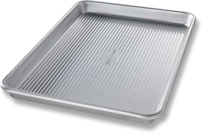 USA Pan Extra Large and Quarter Sheet Baking Pans with Nonstick Coating, Made in USA from Aluminized Steel
