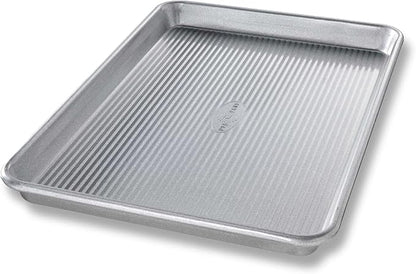 USA Pan Extra Large and Quarter Sheet Baking Pans with Nonstick Coating, Made in USA from Aluminized Steel