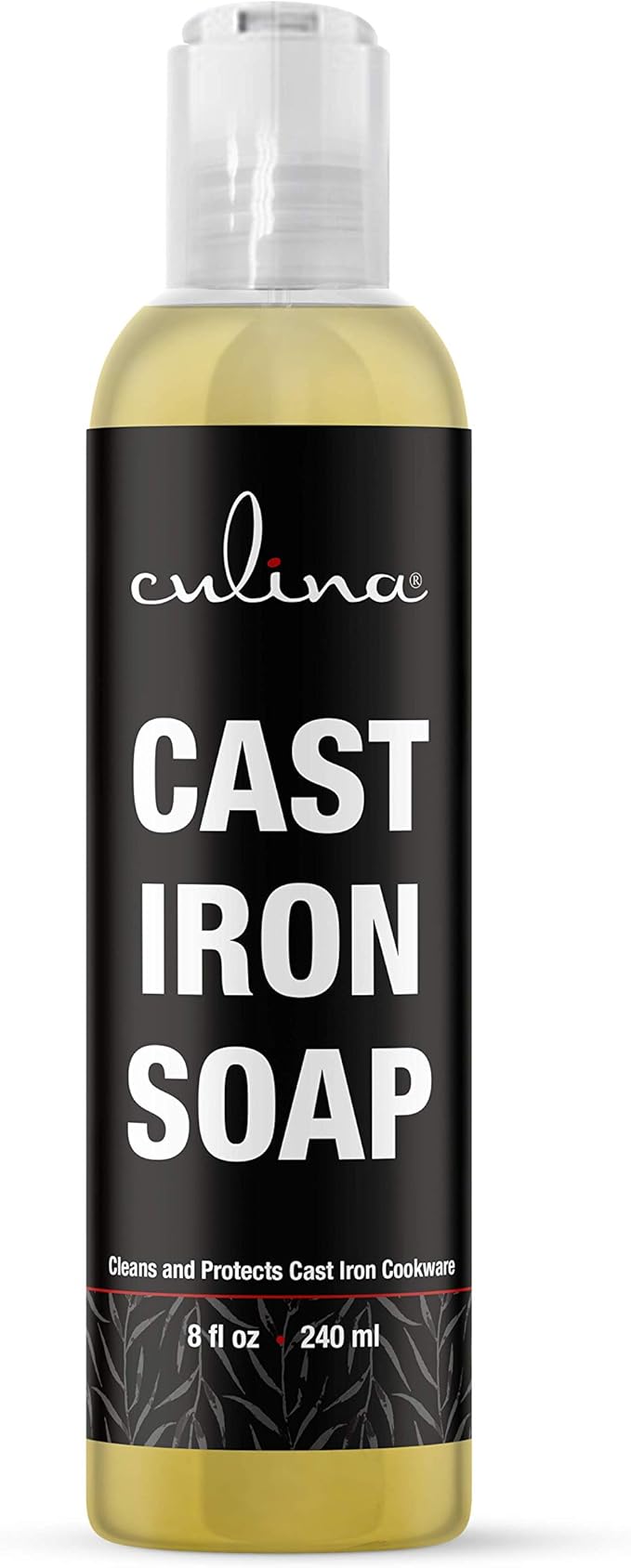 Culina Quality - Cast Iron Cleaning Soap | 100% Plant-Based Castile & Coconut Oil Soap | Best for Cleaning, Restoring, Removing Rust and Care Before Seasoning | For Skillets, Pans & Cast Iron Cookware