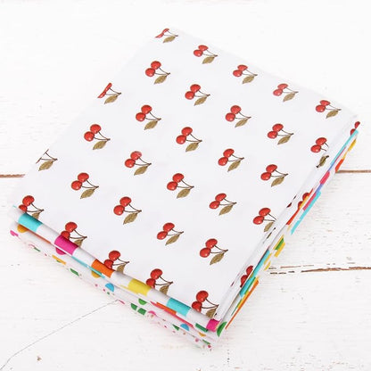 Threadart Exclusive 5 Fat Quarter Bundles - Confetti Brights Collection 100% Cotton Fabric - Premium 100% Cotton Quilting Fabric - No Duplicates - Full Size Fat Quarters 18"x21" - Confetti Brights