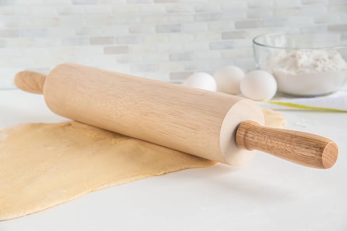 Fox Run 4048 Rolling Pin, Wood, 11.75-Inch Barrel