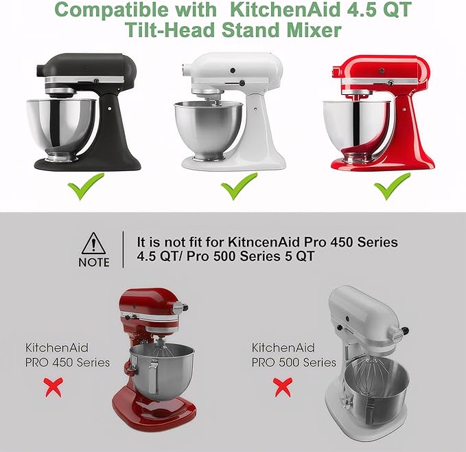 Mixer Slider Mat for KitchenAid 4.5 QT Tilt Head Stand Mixer, Sliding Tray Slider Pad for Kitchen Aid 4.5 Qt Stand Mixers Accessories, Clear