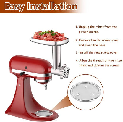 Showingo W10191926 Mixer Bowl Screw Cap Replacement for Whirlpool KitchenAid Kenmore Mixer Bowl Clamping Plate Replace 4163032 WPW10191926 AP6016640 4161126