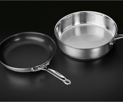 Cuisinart Chef's Classic Stainless Cookware 13-Piece Set, 77-13