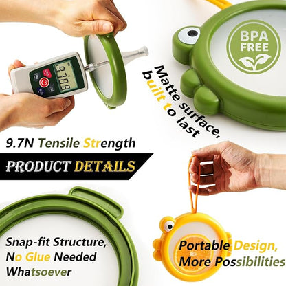 Onion Storage and Avocado Saver - 4-Piece Set Silicone Fruit Storage Box, Multifunctional and Perfect for Lemons, Cheese, Tomatoes, Potatoes, Garlic
