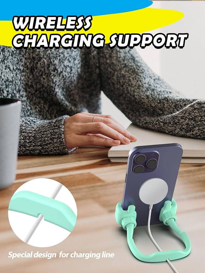 Gifts for Fathers Day Boys Girls Teens Kids: Thumbs Up Lazy Phone Stand Holder for Desk Funny Gadgets Teenage Tween Man Woman Dad Mother Mom Husband Wife Adults Stocking Stuffers Who Have Everything
