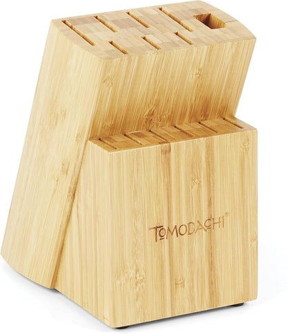 Hampton Forge 896229 Tomodachi Natural Harvest Slate 15 Piece Cutlery Block Set