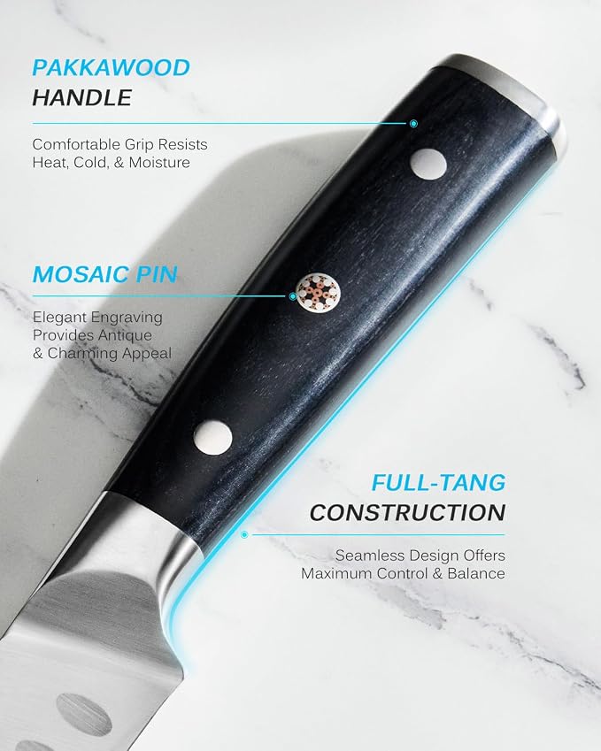 KYOKU Samurai Series Knife Japanese Style1 (Scimitar Knife, 10")