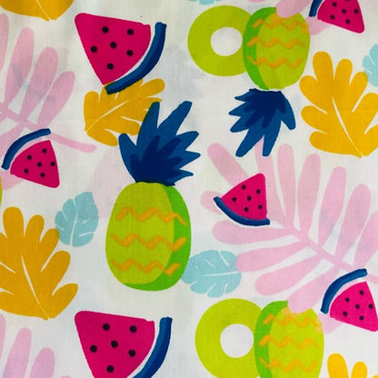 Cotton Fabric Squares 5x5 Charm Packs for Quilting 5 inch for Baby Sewing Patchwork 42pcs (Fruit Fabric)