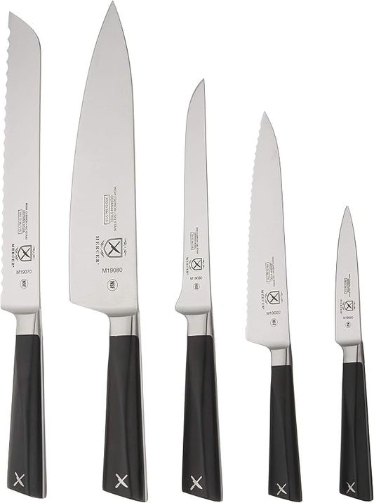 Mercer Culinary Züm 6-Piece Forged Block Set, Stainless Steel/Glass
