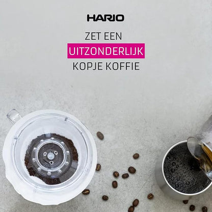 Hario V60 Ceramic Coffee Dripper Pour Over Cone Coffee Maker Size 01, Red