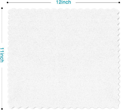 Orighty Microfiber Cleaning Cloth, 5 Pack Highly Absorbent Cleaning Rags, Household Cleaning Supplies, Reusable Lint Free Cloths Microfiber Rag for House, Kitchen, Car Care, 12x11 inch, White