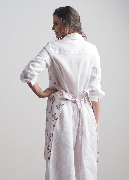 Maison d' Hermine 100% Cotton Apron for women with Pocket Kitchen Chef Apron for Men Cooking Spring Summer