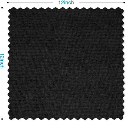 Orighty Microfiber Cleaning Cloth, 800 Pack Highly Absorbent Cleaning Rags, Household Cleaning Supplies, Reusable Microfiber Towels Lint Free Cloths for House, Kitchen, Car Care, 12x11 inch, Black