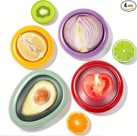 T-Raputa Avocado Saver and Onion Storage - Reusable refrigerator Avocado storage containers - is the storage Apples, Tomatoes, Tomato,Lemon, potato for Ideal