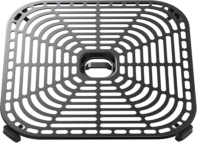 Cosori Turboblaze 6Qt Air Fryer Original Crisper Tray, Replacement Accessories for CAF-DC601-KUS Air Fryer, Ceramic, Non-Stick, Dishwasher-Safe, CRP-DC601RC-KUS, Dark gray