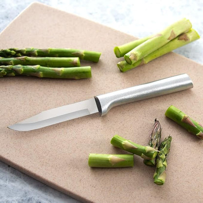Rada Cutlery Regular Paring Knife (R101), 3.25" Stainless Steel Blade, Silver Handle
