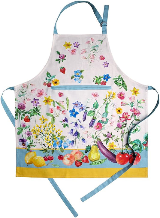 Maison d' Hermine 100% Cotton Apron for women with Pocket Kitchen Chef Apron for Men Cooking Spring Summer