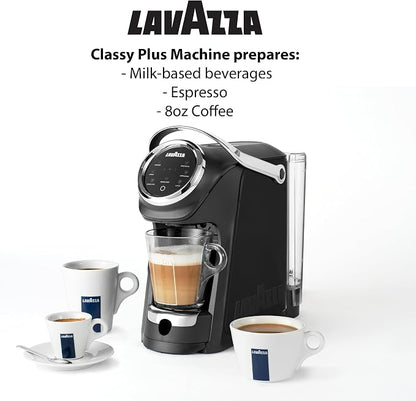Lavazza Expert Coffee Bundle Classy Plus All-In-One Machine + 1 Welcome Kit Pack of 36 Mixed Capsules + 1 Extra Vessel