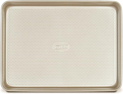 Glad Baking Pan Nonstick - Oblong Metal Dish for Cake and Lasagna - Heavy Duty Carbon Steel Bakeware, Medium