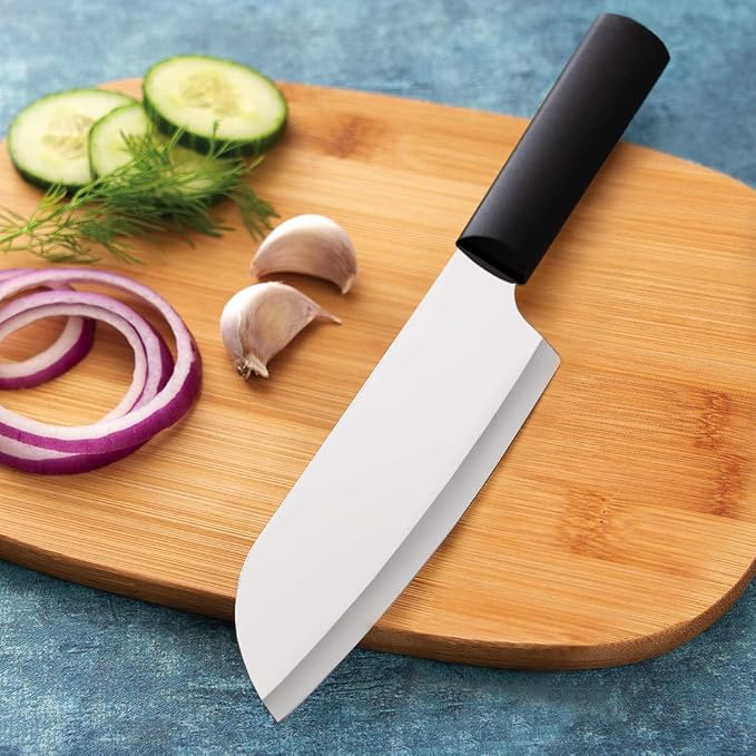 RADA Cutlery The Starter Gift Set (G238), 7-piece Knife Set, Stainless Steel Blades, Black Handle