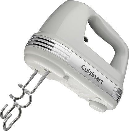 Cuisinart Power Advantage Plus 9-Speed Hand Mixer, 220W-Motor Hand Blender Electric Mixer with 9 Speed Settings, XL Dishwasher-Safe Beaters, 3 Low Mixing Speeds, Storage Case, Cool Grey