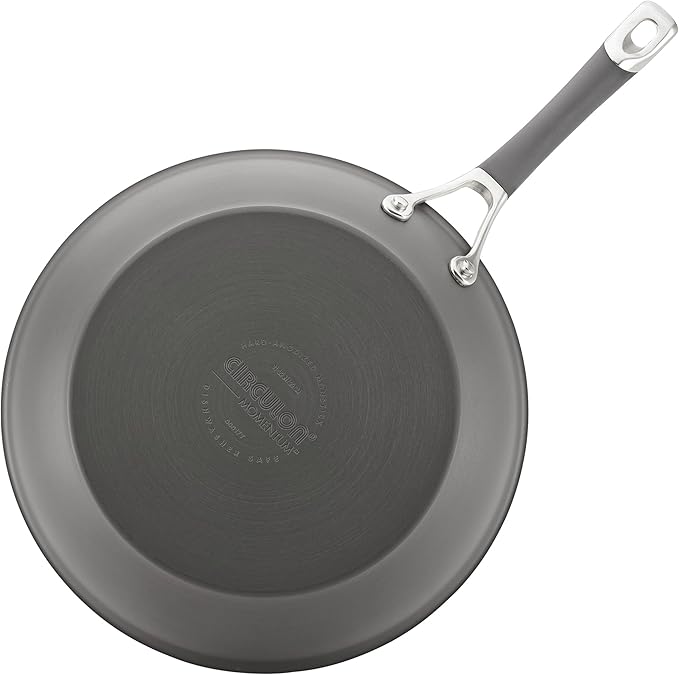 Circulon Radiance Hard-Anodized Nonstick Cookware Set, Kitchen Pots and Pans Set, 10-Piece, Gray