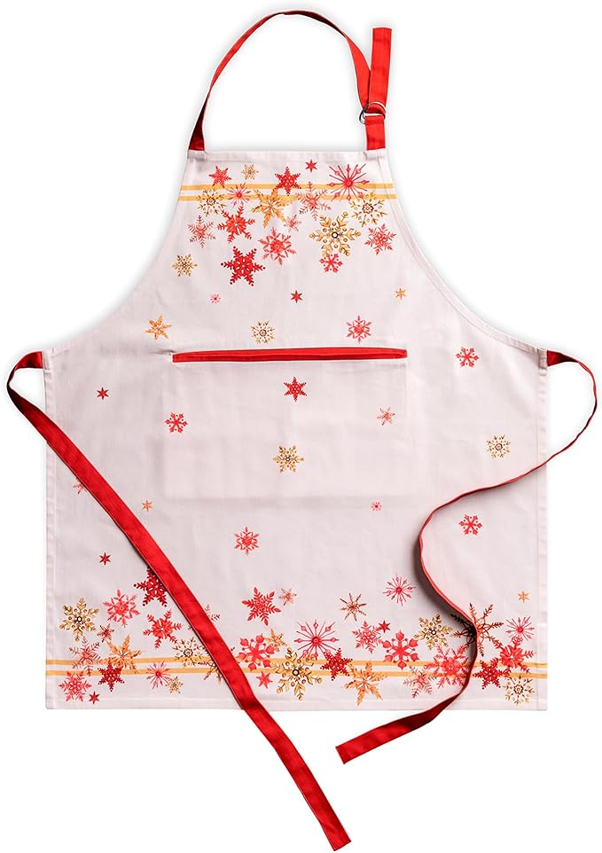 Maison d' Hermine 100% Cotton Apron for women with Pocket Kitchen Chef Apron for Men Cooking Spring Summer