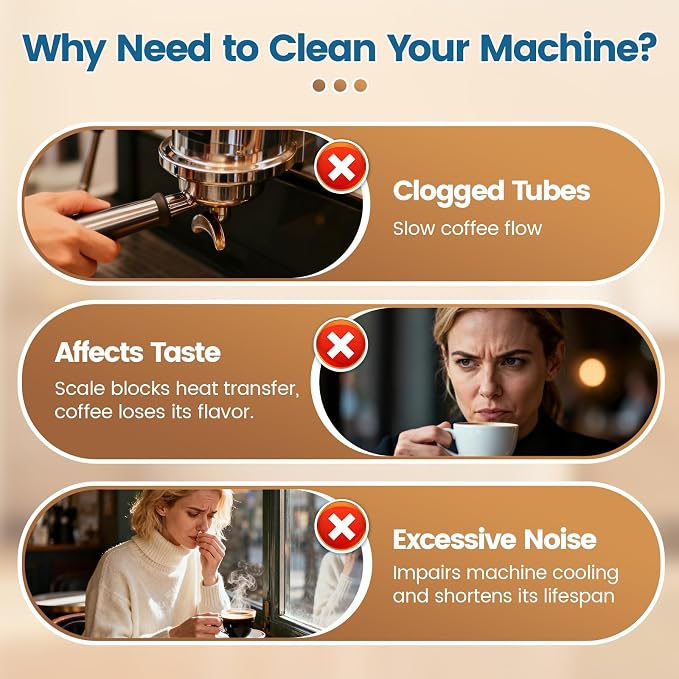 CPLIKE 24 Tablets Coffee Machine Cleaning Tablets Compatible with Jura Automatic Coffee Centers Machines, High Efficiency Cleaning and Longer Life Span, Park# 64308