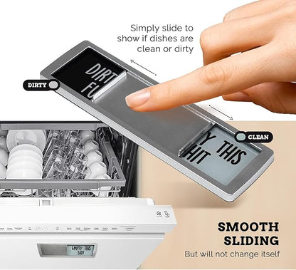 Kitchen Dishwasher Clean Dirty Magnet Funny Sign for Home Organization, Kitchen Gadgets, Home Decor, Kitchen Accessories, Dirty Clean Indicator Slider, Laundry Room Organization Magnets, Cute