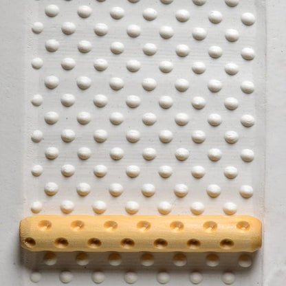 MKM Pottery Tools Wood Hand Rollers for Clay (HR-12 Dots)