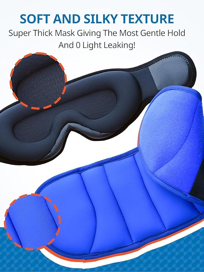 SARISUN Travel Pillows for Airplanes, Airplane Pillow for Long Flight Car Road Trip, Airplane Head Strap with Sleep Eye Mask, 360° Support Headrest, Stop Bobblehead Travel Neck Pillow, Mottled Black
