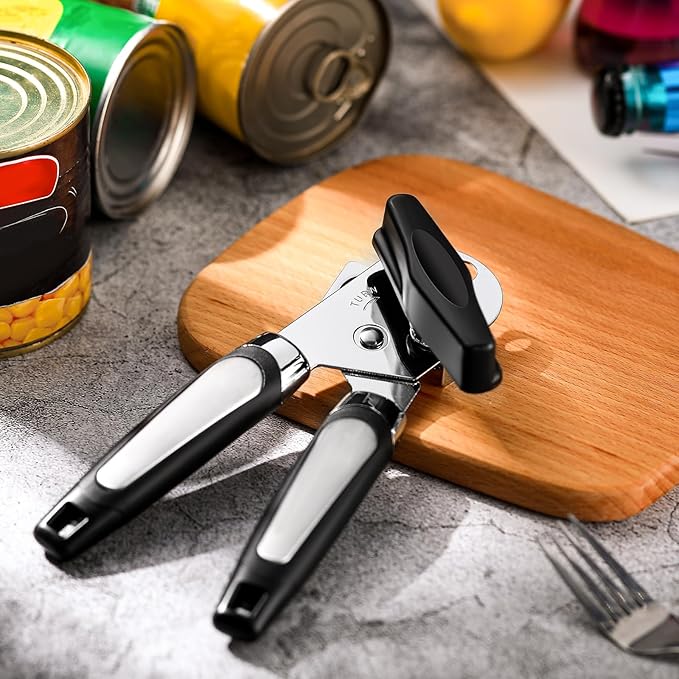 Gisafai 30 Pcs Manual Can Opener Bulk with Sharp Blade Smooth Edge Multifunctional Kitchen Gadget Handheld Openers Large Handheld Knob Can and Bottle Animals for Dorm Kitchen Essentials Gifts