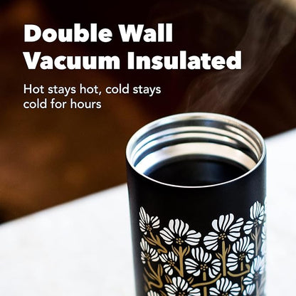 MiiR Flip Traveler 12oz | Double-Wall Vacuum Insulated with Flip Lid, BPA-Free Stainless Steel Construction, Insulated Tumbler for Hot or Cold Drinks