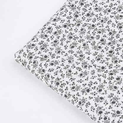 7 pcs 20" x 20" Cotton Fabric DIY Making Supplies Quilting Patchwork Fabric Fat Quarter Bundles DIY for Quilting Cotton Patchwork Cushions (Black, 20" x 20")
