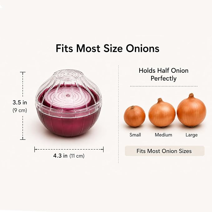 Onion Keeper - Reusable Onion Storage Containers