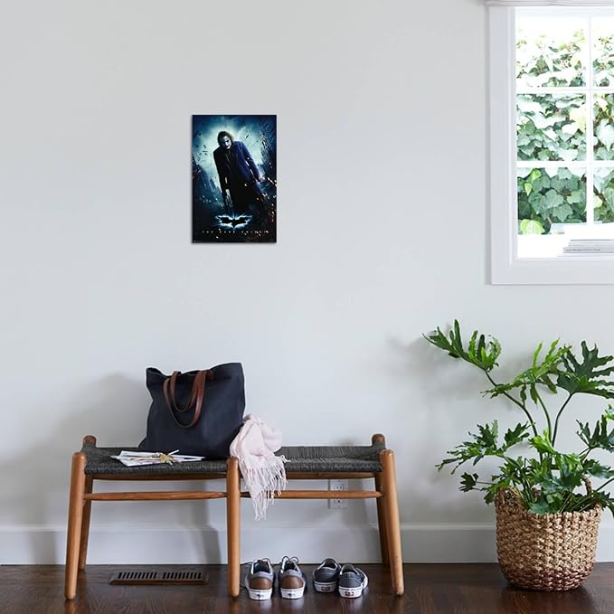 DC Comics Movie The Dark Knight - The Joker - One Sheet Wall Poster, 19L" x 13W", Premium Unframed Version