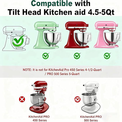 Solid Pine Wood Mixer Slider Mat – Compatible with KitchenAid 4.5-5 Qt Tilt-Head Stand Mixer, Artisan & Classic – Scratch-Resistant, Easy Glide, Heavy-Duty Kitchen Appliance Mat