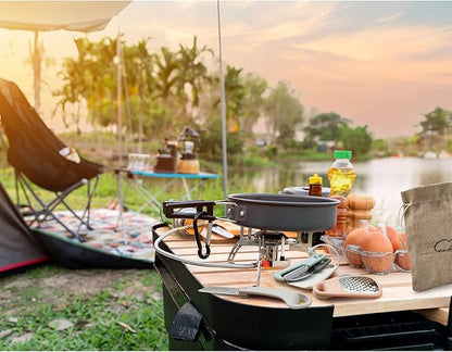 Kitchen Gadgets Set 6 Pieces, Space Saving Cooking Tools for Small Space Stackable Kitchen Accessories for Camping Glamping Travel Trailer Motorhome, Essential Portable Gadgets Gifts for RV Owners