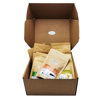 Split Oak Coffee Roasters Gourmet Gift Box – Whole Bean Variety Pack Coffee Gift Box, 9 Medium Roast Coffees from Around the World – Global Tasting Collection, 2oz Bags, Roasted in the USA